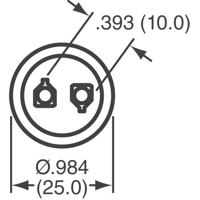 381LR101M450J022 Cornell Dubilier Electronics (CDE)  Aluminium-Elektrolytkondensatoren